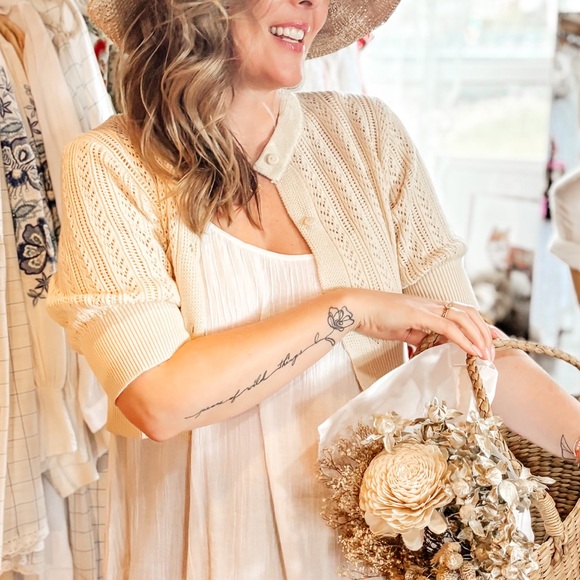 April Cornell Cream Knit Women's Sweater - Picture 6 of 6